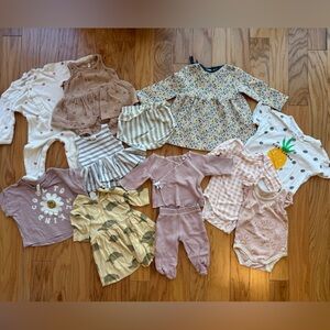 0-6 month baby bundle- Kate Quinn, Rylee + cru, Wild Wawa, Zara, Quincy Mae